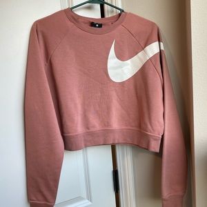 Nike long sleeved crop top